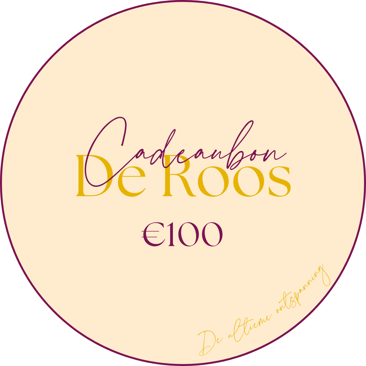 Cadeaubon De Roos
